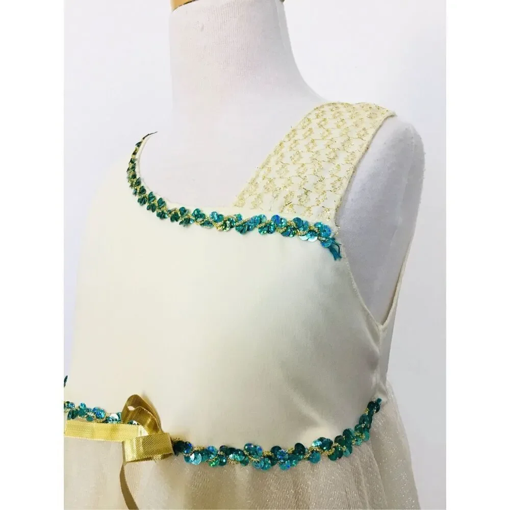 Girls M(8-10) Greek Goddess Halloween Dress-up Costume
